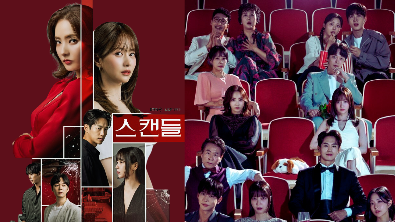 Scandal (2024) New Korean Drama follows Moon Jung In, who marries for wealth, betrays her husband, and rises to success. Her life intertwines with aspiring actor Seo Jin Ho, engaged to her stepdaughter Baek Seol Ah. Themes of ambition, betrayal, and redemption unfold in this gripping series on KBS2.