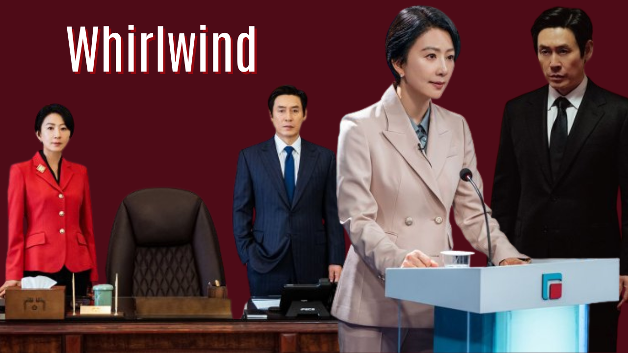 The Whirl wind (2024) New Korean Drama initially considered Kim Hee-ae and Han Suk-kyu for lead roles, but Han was later replaced by Sol Kyung-gu, marking Sol's debut in a lead drama role.