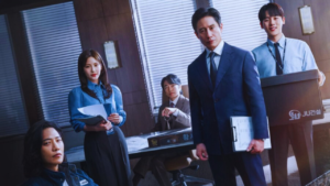 The Auditors (2024) New Upcoming Korean Drama starring Shin Ha-kyun, Lee Jung-ha, Jin Goo, and Jo A-ram. Premiering July 6 on tvN, it airs every Saturday and Sunday at 21:20.