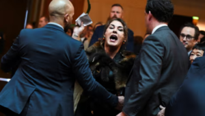 King Charles Disrupted by Senator Lidia Thorpe's Protest at Parliament House