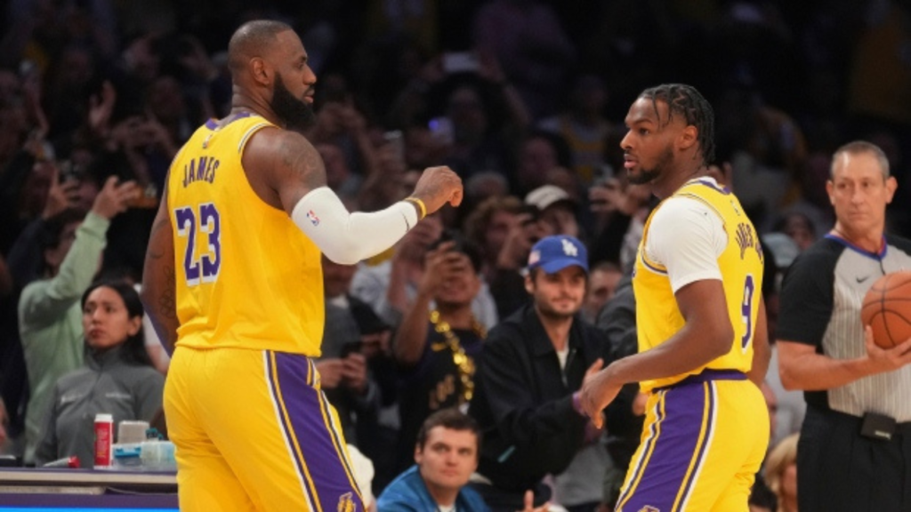 LeBron and Bronny Shine in Lakers' Historic Season Opener