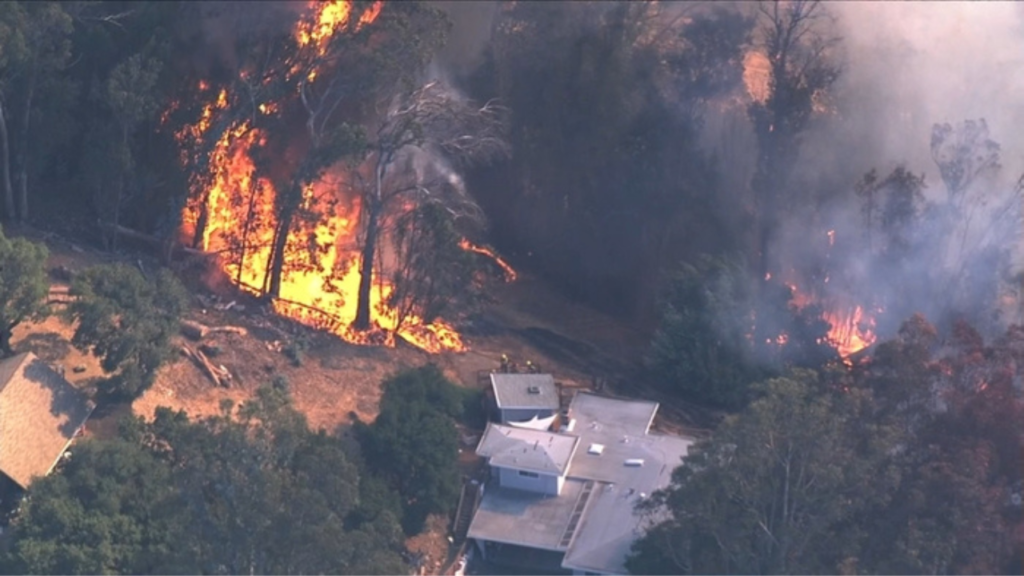 Oakland Hills Fire Forces Evacuations and Damages Homes